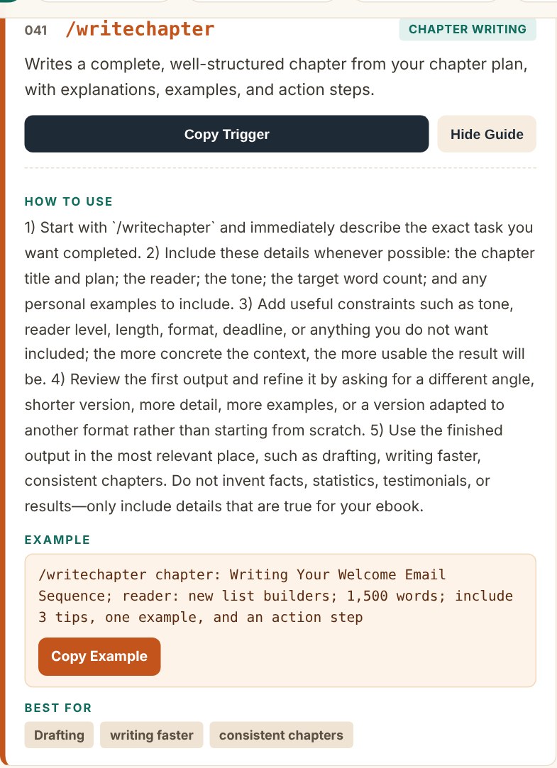 A trigger with its full guide open