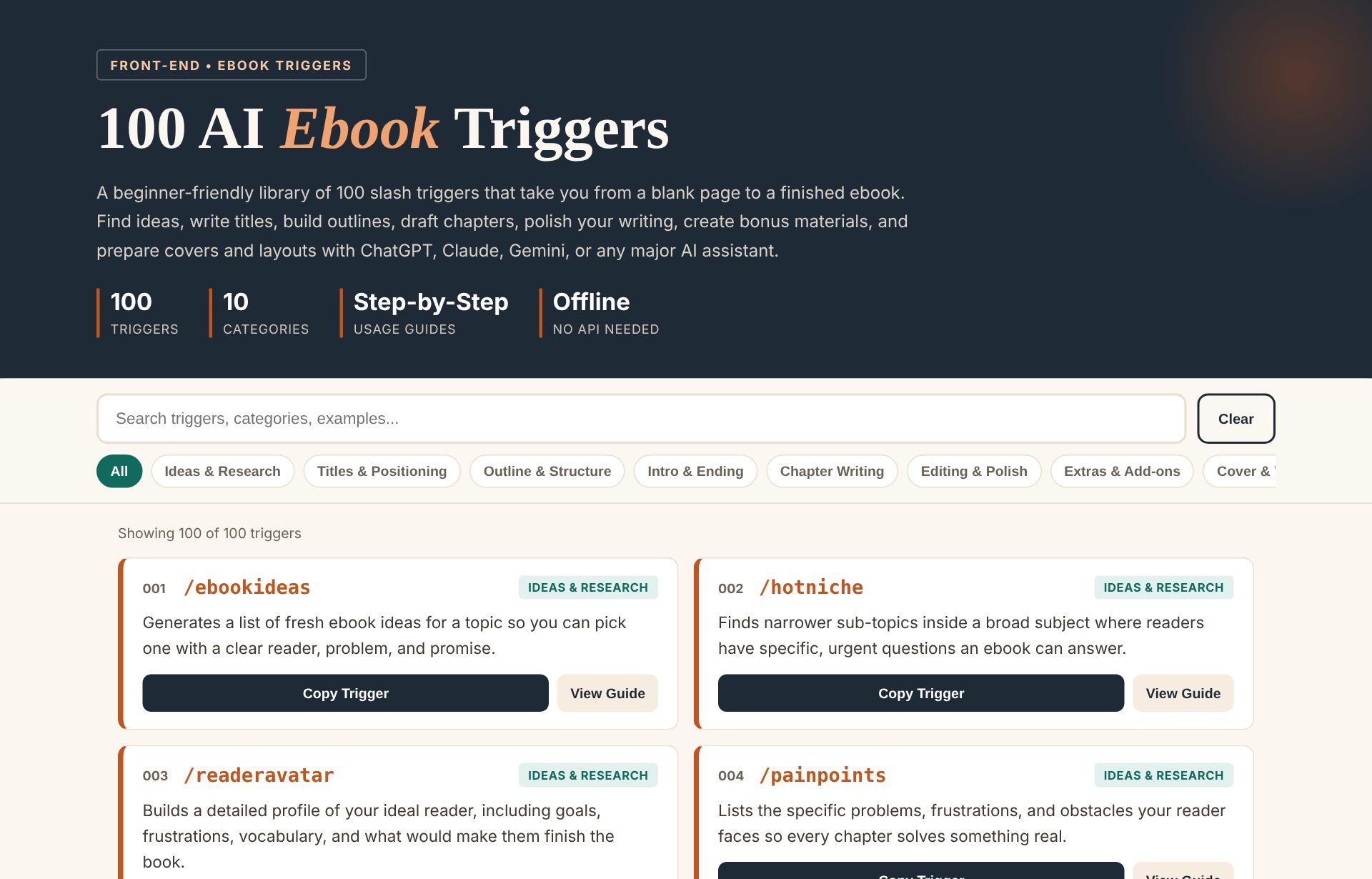 Library screenshot