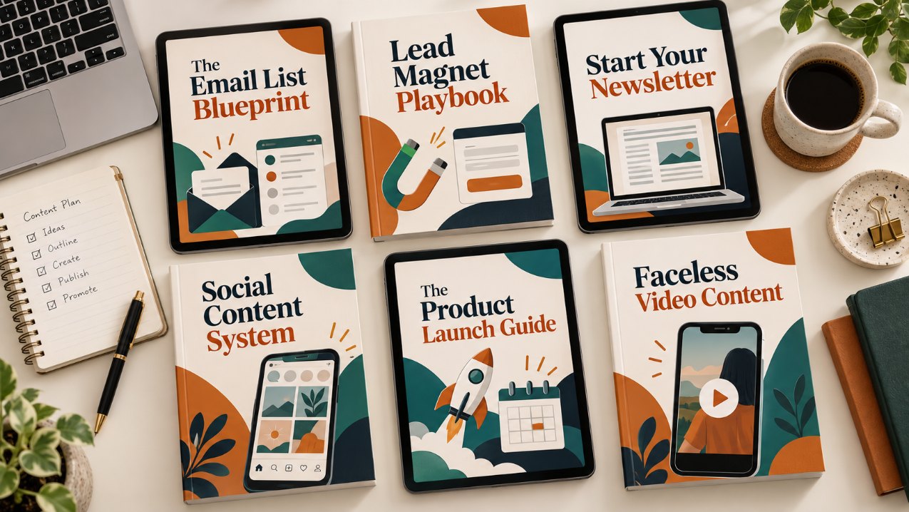 Examples of ebooks in different niches